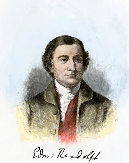 Edmund Randolph, with his autograph