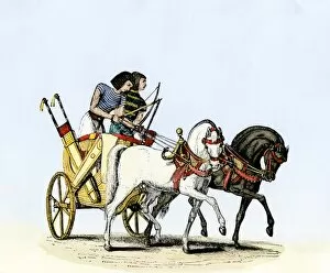 North Africa Collection: Egyptian chariot