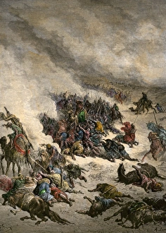 Invade Gallery: Egyptian sandstorm destroys the army of Cambyses II