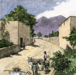 Donkey Gallery: El Paso, Texas, 1800s