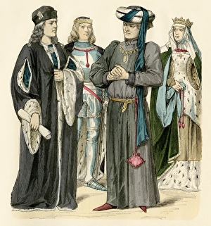 English kings Henry VII (left)