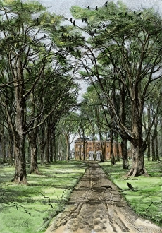 Country Side Gallery: English manor in the 1800s