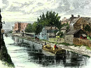 American history Gallery: Erie Canal at Schenedtady, New York