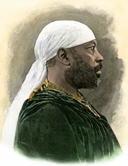 Africa history Gallery: Ethiopian Emperor Menelik II