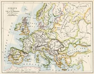 Mediterranean Sea Collection: Europe at the time of the Crusades
