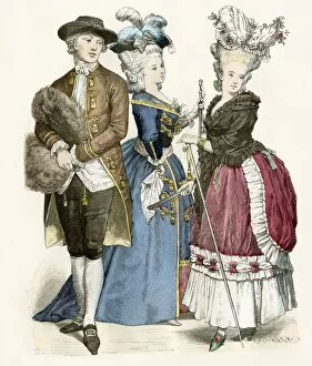 Cane Gallery: Fashion in France, 1780s