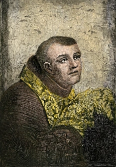 Roman Catholic Prints: Father Junipero Serra, Franciscan missionary to California