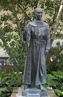 Junipero Serra Collection: Father Junipero Serra statue in California