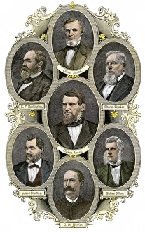 Finance Gallery: Financiers of the transcontinental railroad