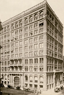 Down Town Gallery: First steel-framed skyscraper, Chicago, 1890s