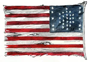 South Collection: Flag of Fort Sumter, 1861