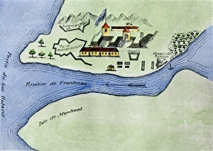 Canadian History Prints: Fort Frontenac on Lake Ontario