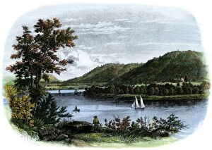 Landscape Gallery: Fort Ticonderoga about 1850
