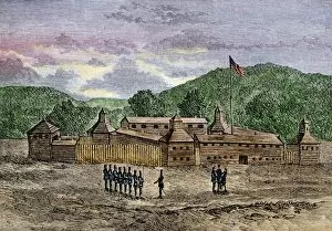 Cincinnati Gallery: Fort Washington on the Ohio River, 1789