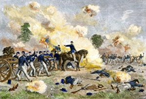 Horse Back Prints: Fourth U.S. Artillery under Lt