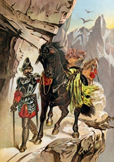 Francisco Pizarro expedition ascending the Andes to conquer the Inca empire in