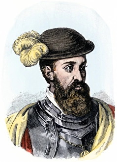 Armor Prints: Francisco Pizarro portrait