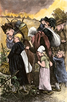 Invade Gallery: Franco-Prussian War refugees, 1870
