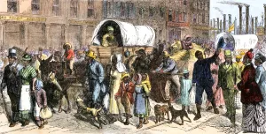 Mississippi River Prints: Freed African-Americans traveling through St Louis