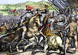 Armor Prints: French king Francis I taken prisoner at Pavia during war with the Holy Roman