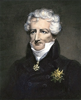 French Prints: French naturalist Georges Cuvier