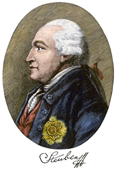 American Revolution Prints: Friedrich Wilhelm von Steuben