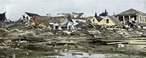 Destruction Gallery: Galveston, Texas, after the hurricane of 1901