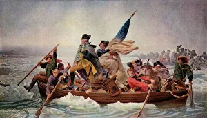 General George Washington crossing the Delaware