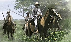 Latin America:Caribbean Prints: General Juan Rius Rivera, insurgent leader in the Pinar del Rio