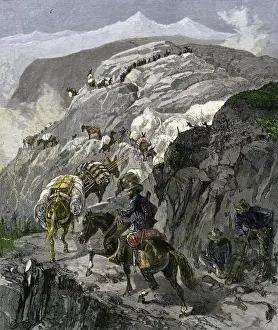 General Oliver Otis Howard pursuing the Nez Perce tribe on the Dead Mule Trail