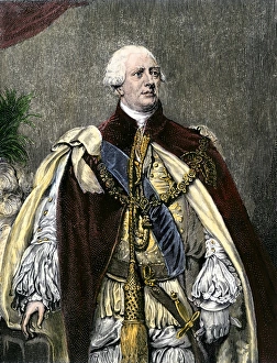 King Of England Prints: George III in his royal attire