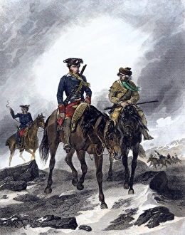 Horse Back Prints: George Washington on a mission to the Ohio River during the French