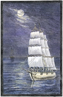 Fantasy Gallery: Ghost ship with its crew of death