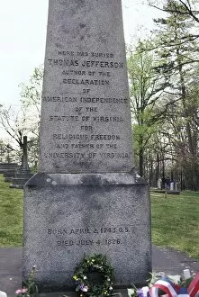 Thomas Jefferson Collection: Grave of Thomas Jefferson