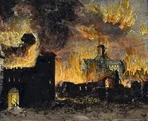 Burning Gallery: Great Fire of London, 1666