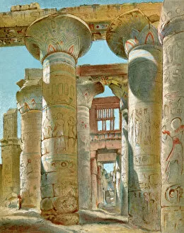 Classics Collection: Great temple at Karnak, site of Egyptian Thebes