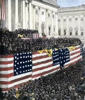 Us Capitol Collection: Grover Clevelands first inauguration as President