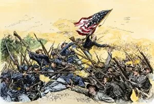 Hand-to-hand combat, Battle of the Wilderness, Civil War