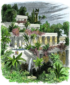 Ancient History Gallery: Hanging gardens of Babylon