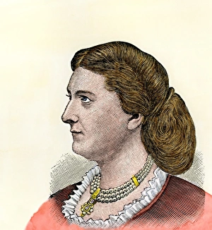 First Lady Prints: Harriet Lane, President Buchanans niece serving as his White House hostess