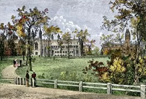 College Gallery: Harvard College, 1870s