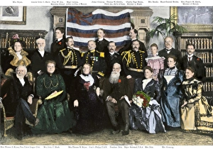 Hawaiian Gallery: Hawaiian President Sanford Dole honored in Chicago, 1890s