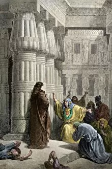 Old Testament Gallery: Hebrews released from bondage by the Egyptians