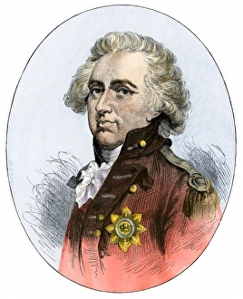 American Revolution Prints: Henry Clinton, British commander-in-chief during the American Revolution