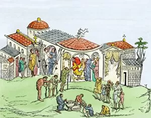Feudal Gallery: Home of a medieval Saxon nobleman