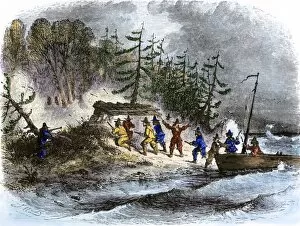 Wampanoag Collection: Hostilities between Pilgrims and Native Americans, 1621