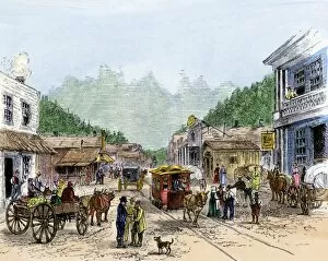 Market Gallery: Hot Springs, Arkansas, 1870s