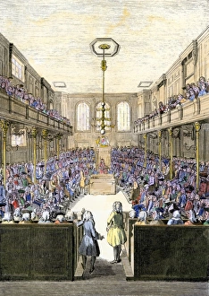 House of Commons in session during the reign of George II