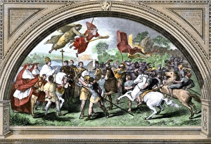 Gaul Gallery: Huns defeated at the Battle of Chalons, 451 AD