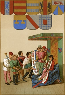 Knight Gallery: Identifying knights in a tournament through heraldry